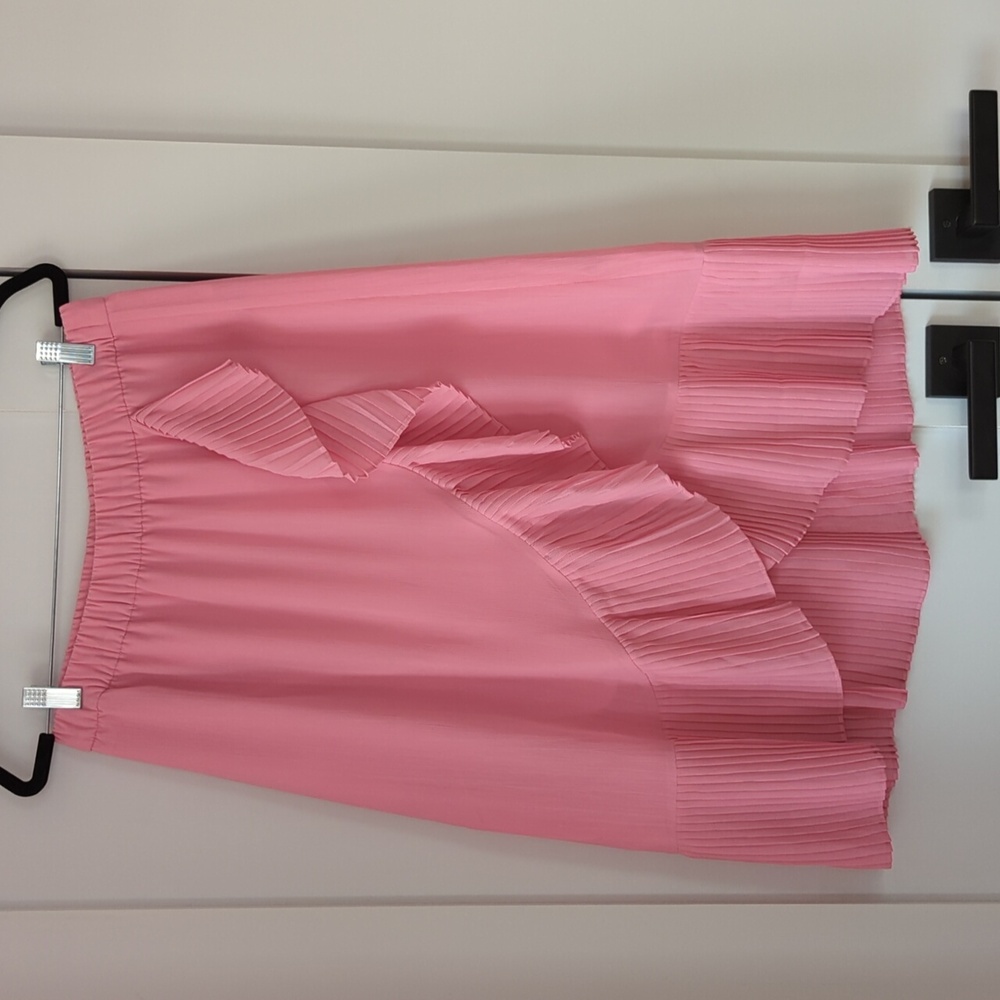 Bright pink J. Crew skirt